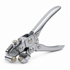 72 Pieces Eyelet Punch Pliers, Silver 5 mm Hand Tools, 30-Sheet Capacity, 158 x 22 x 98 mm, 1 Piece