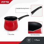 96 Pieces Red Non-Stick Coffee Cup, 14 cm, Single Piece