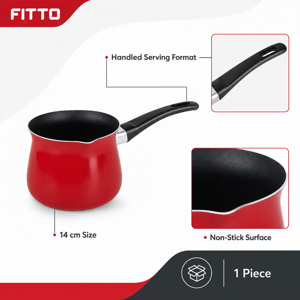 96 Pieces Red Non-Stick Coffee Cup, 14 cm, Single Piece