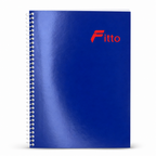 144 Pieces Spiral Notebook, 5 × 7 in, 70 Sheets, Blue Cover