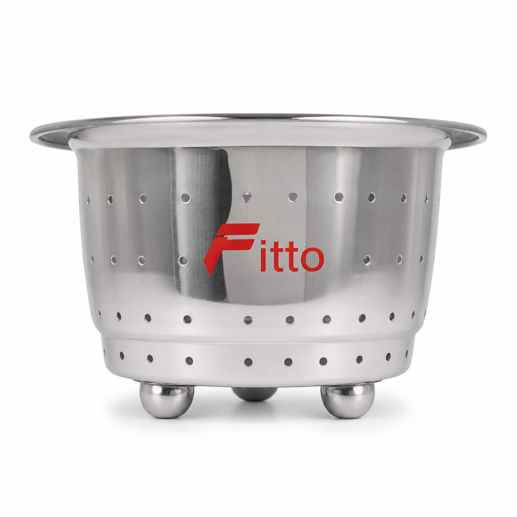 96 Pieces Colander 20 cm with Three Small Feet for Rinsing and Draining Food