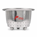 96 Pieces Colander 20 cm with Three Small Feet for Rinsing and Draining Food