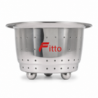 96 Pieces Colander 20 cm with Three Small Feet for Rinsing and Draining Food