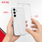 240 Pieces Clear Protective Phone Cases for A25 with Reinforced Corners, Transparent Cover, 1 Piece