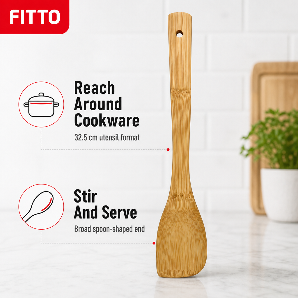 240 Pieces Wooden Basting Spoon, 32.5 cm, Natural Wood Cooking Utensils, 1 Piece