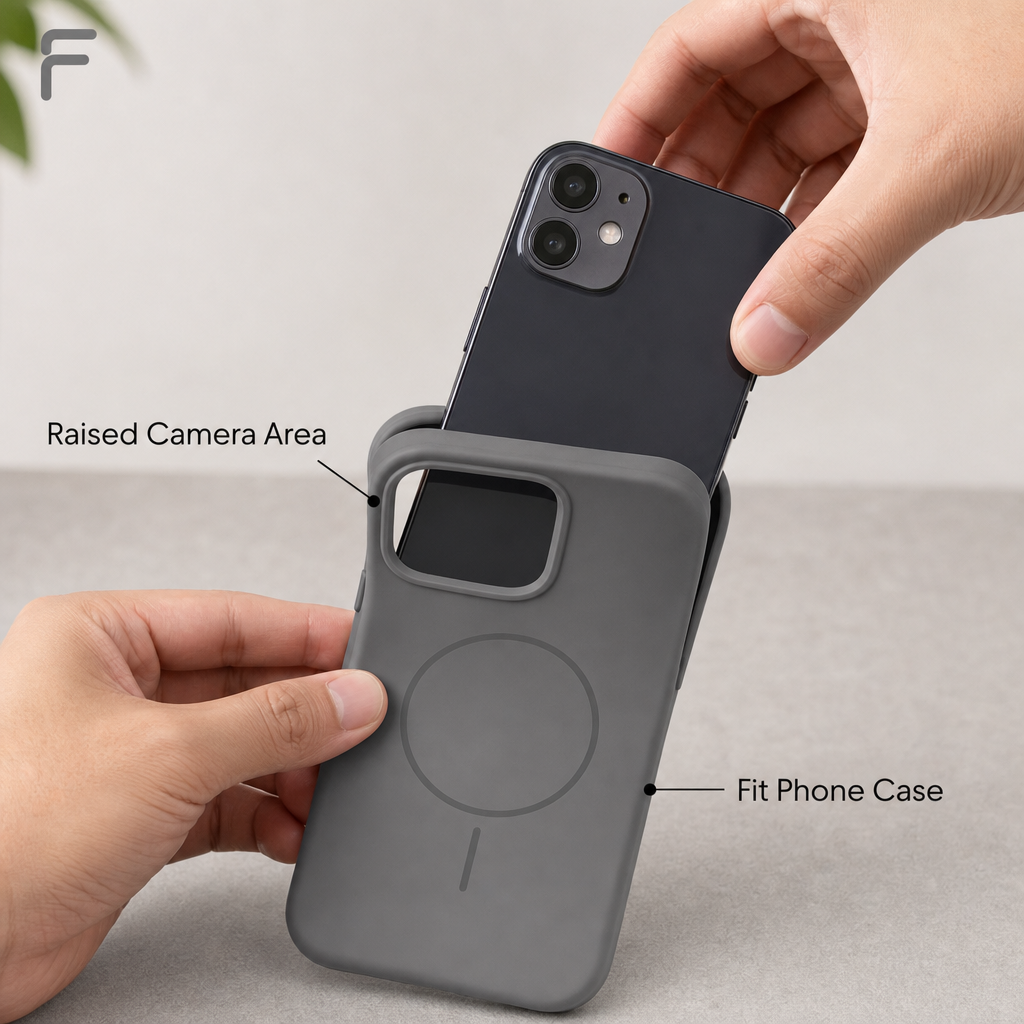 120 Pieces Silicone Magnetic Phone Cases with Raised Camera Protection for iPhone 13, Gray