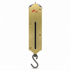 60 Pieces Heavy Duty Mechanical Spring Balance Hanging Scale, 150 kg Capacity, 22 cm, Brass, 1 Piece