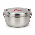96 Pieces Stainless Steel Lunch Box with Plate, 11.5 cm