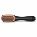48 Pieces Hot Air Styling Brush, 2-in-1 Dryer and Styling Tool, Black and Copper, 1 Piece