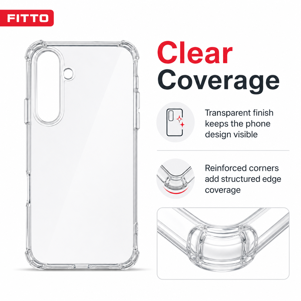 240 Pieces Clear Protective Phone Cases with Reinforced Corners for iPhone 17 Air