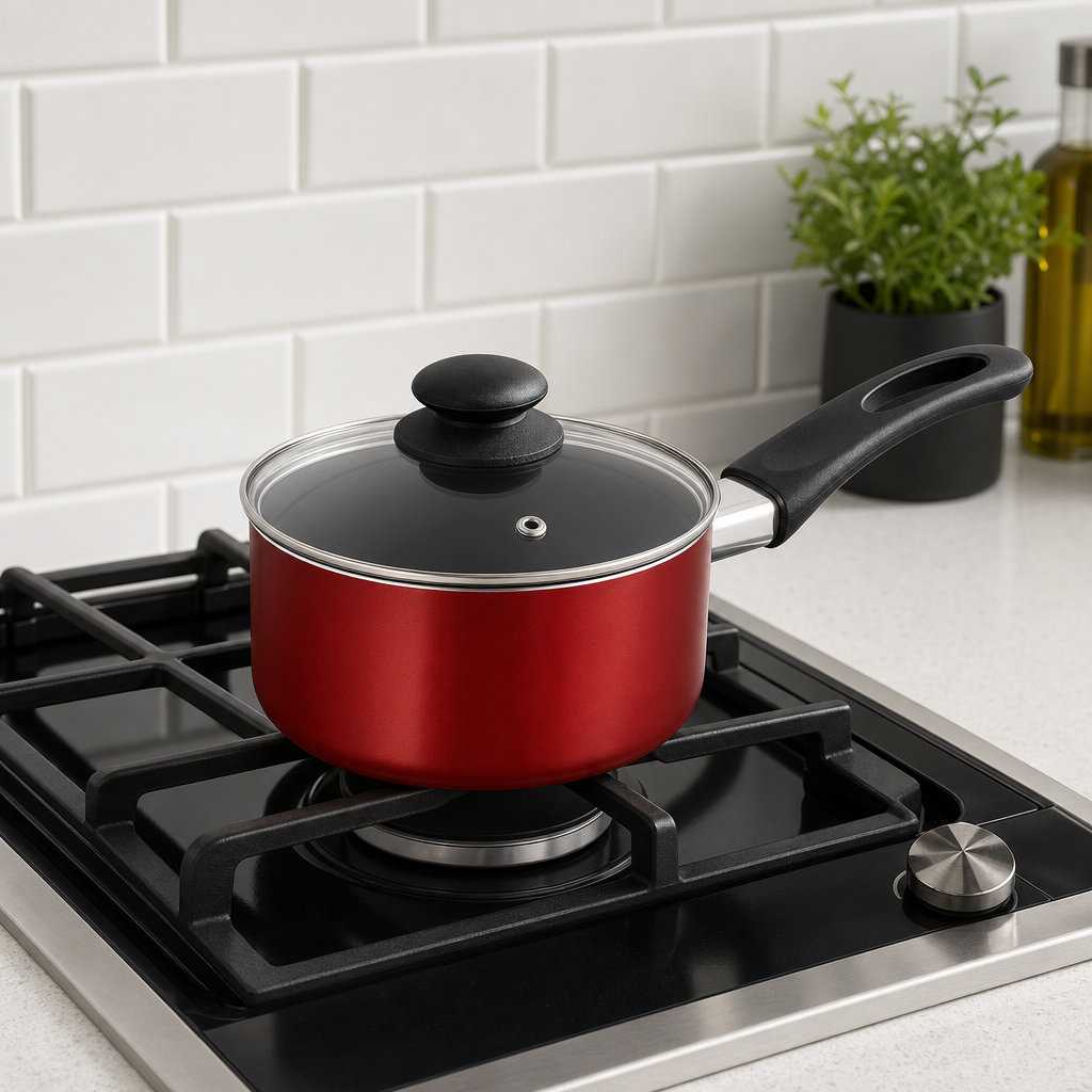 72 Pieces Sauce Pan With Lid, 20 cm Ceramic Non-Stick Cookwares