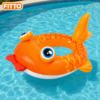 120 Pieces Inflatable Animal Pool Float, Orange Water Play Float, 1 Piece