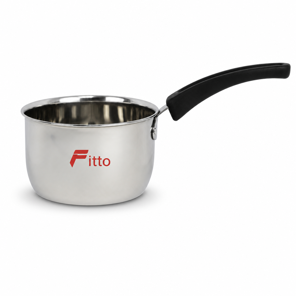72 Pieces Stainless Steel Deep Saucepan with Handle, 17 cm