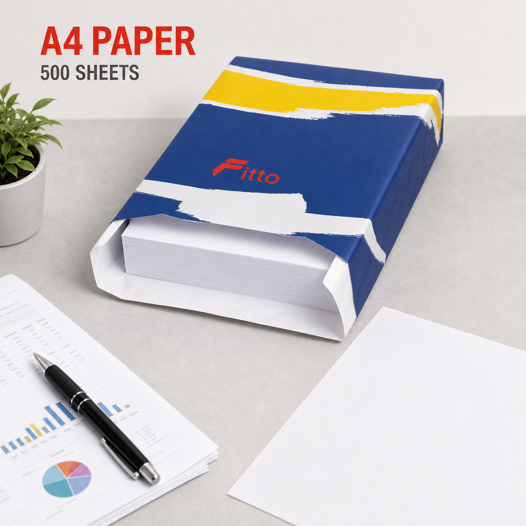 96 Pieces White A4 70 gsm Multipurpose Copier Papers, 21 × 29.7 cm, 500 Sheets