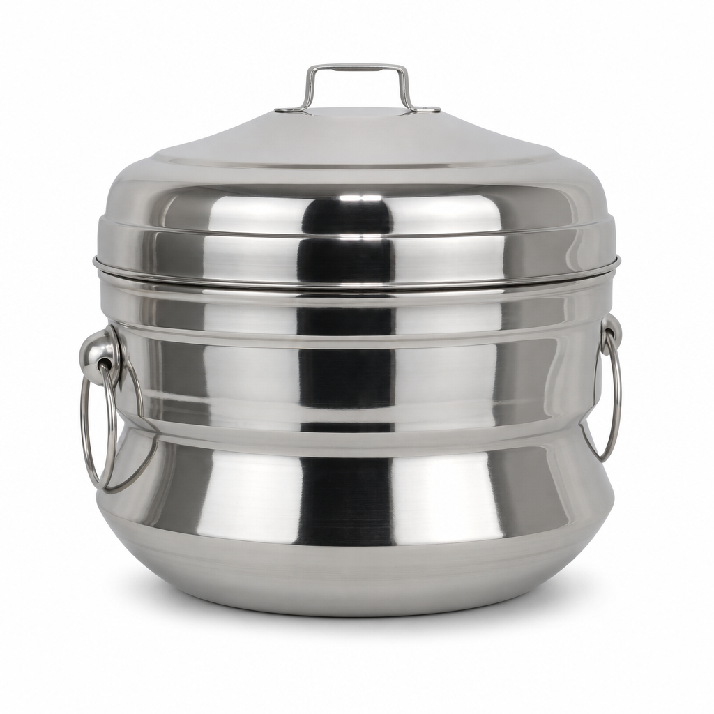 48 Pieces Stainless Steel Idli Steamer Small Round Cookwares for Steamed Idli Preparation