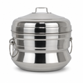 48 Pieces Stainless Steel Idli Steamer Small Round Cookwares for Steamed Idli Preparation