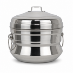 48 Pieces Stainless Steel Idli Steamer Small Round Cookwares for Steamed Idli Preparation