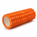 72 Pieces Textured Foam Yoga Roller, 44 cm, Orange, Cylindrical Fitness Recovery Tool