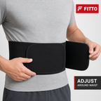96 Pieces Waist Support Belt for Sports and Fitness, Adjustable Compression Design, Black, Single Belt