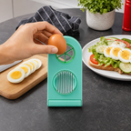 120 Pieces 2-in-1 Egg Separator and Slicer, Green Plastic Kitchen Tool