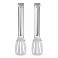 96 Pieces Stainless Steel Slotted Turner Set, 2-Piece Kitchen Utensils, 35 cm