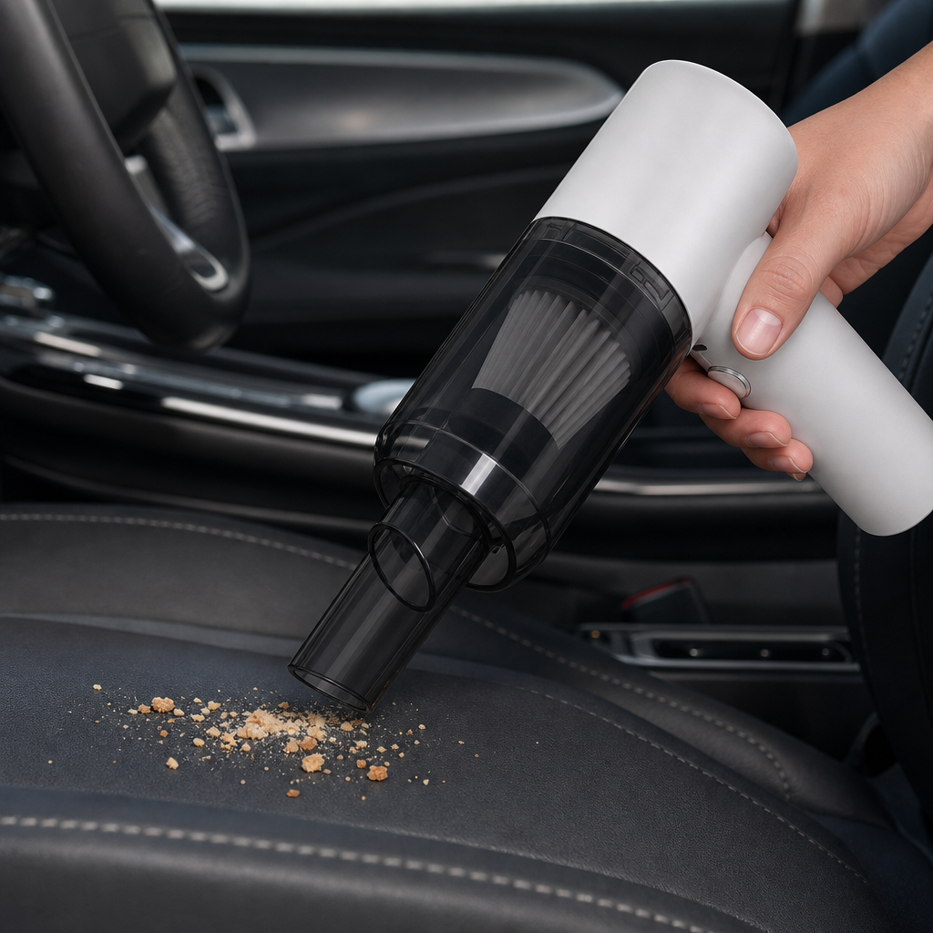 96 Pieces 2-in-1 Vacuum Cleaners, White and Black Handheld Portable Dust Cleaner, 1 Piece