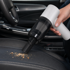 96 Pieces 2-in-1 Vacuum Cleaners, White and Black Handheld Portable Dust Cleaner, 1 Piece