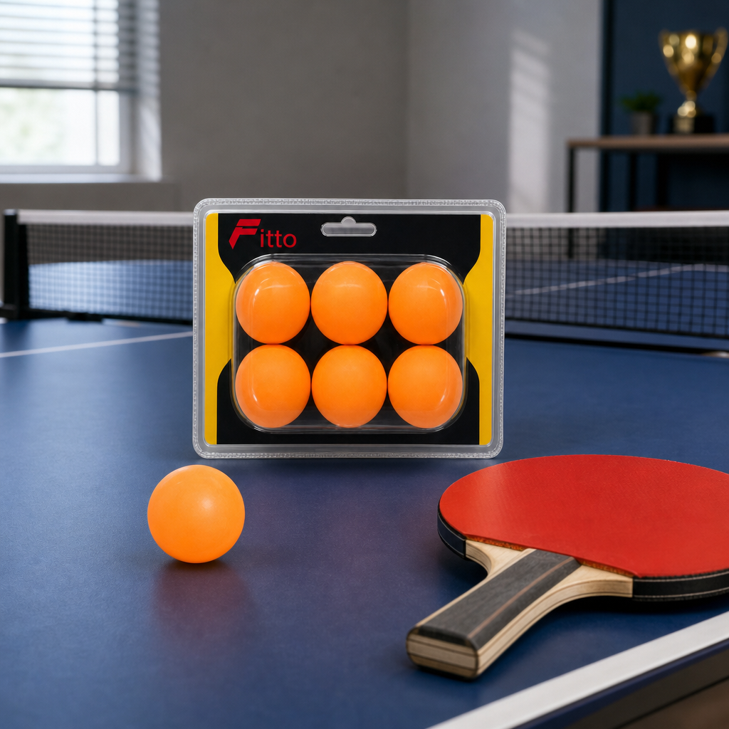 144 Pieces Table Tennis Balls, Orange, 6-Piece Pack
