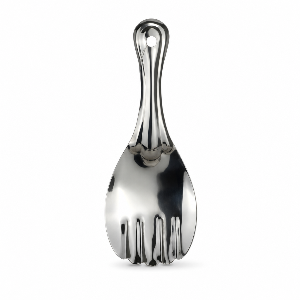 96 Pieces Stainless Steel Rice Serving Spork, Medium, 26 cm