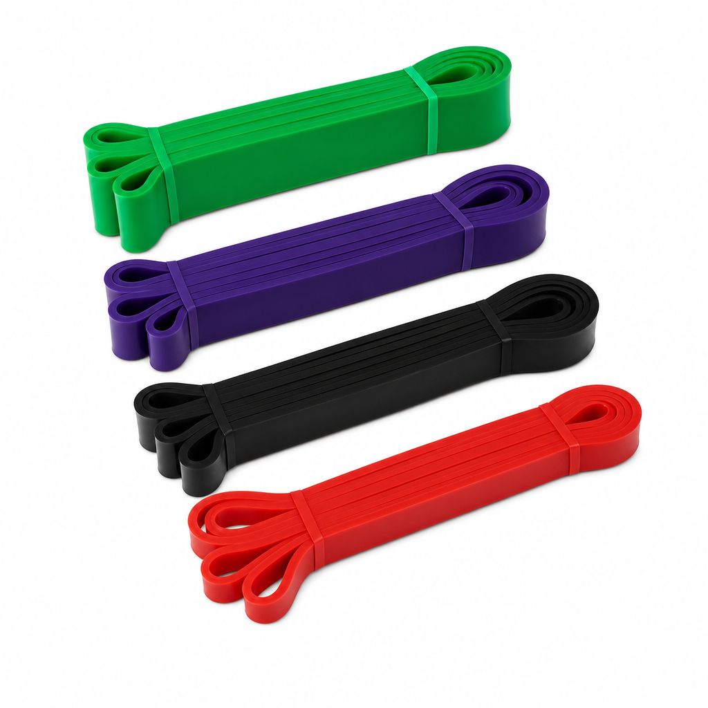 60 Pieces Resistance Bands Set, 4-Piece Exercise Loop Bands for Strength, Mobility and Home Workouts