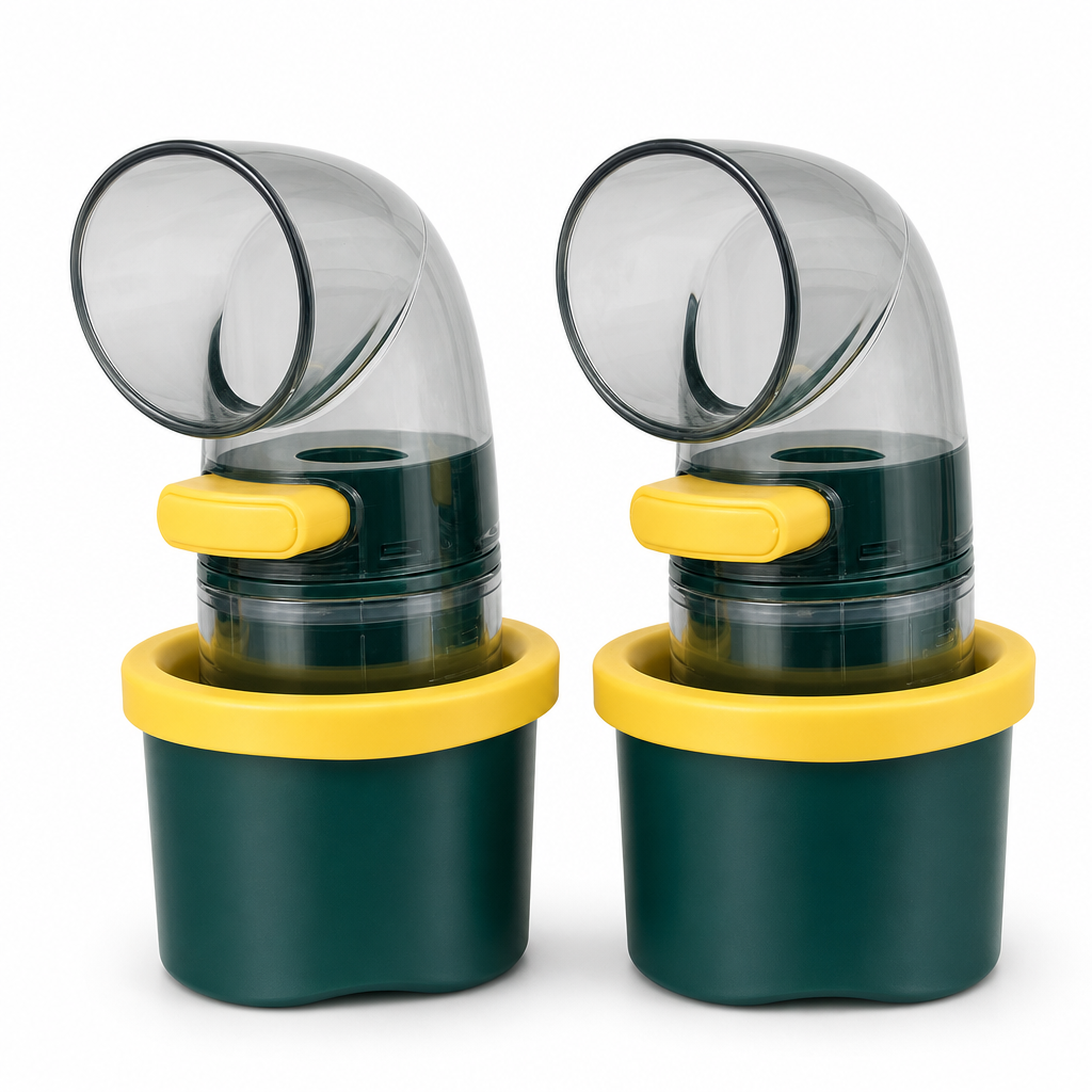 240 Pieces Manual Spice Grinder Set, Two-Piece Dark Green, Yellow and Clear Pepper or Salt Mills