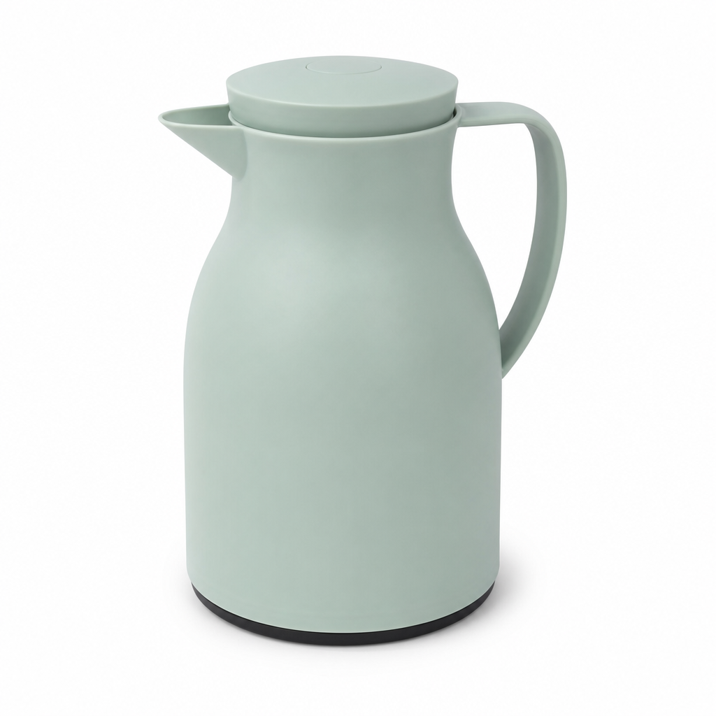 72 Pieces 1-Litre Vacuum Flask with Handle and Pour Spout, Green or White, 1 Piece