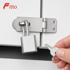 120 Pieces Mini U-Shackle Padlock with Keys, 4 cm, Silver, 1 Set