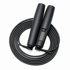 96 Pieces Digital Jump Rope with Integrated Counter for Cardio and Fitness Training, Black