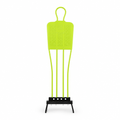 48 Pieces Metal Frame Soccer Training Mannequins, 175 cm, Neon Green, 1 Piece