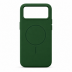120 Pieces Silicone Magnetic Phone Cases with Raised Camera Protection, Green Cover for 15 Pro Max Model