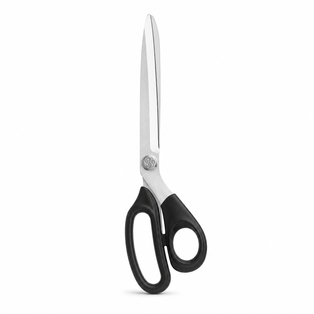 96 Pieces Dressmaking Shears, Tailoring Scissors, 10 Inch / 25 cm, Black and Silver, 1 Piece