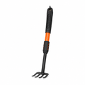 120 Pieces Hand Garden Rake, 35 cm, Black and Orange, 1 Piece