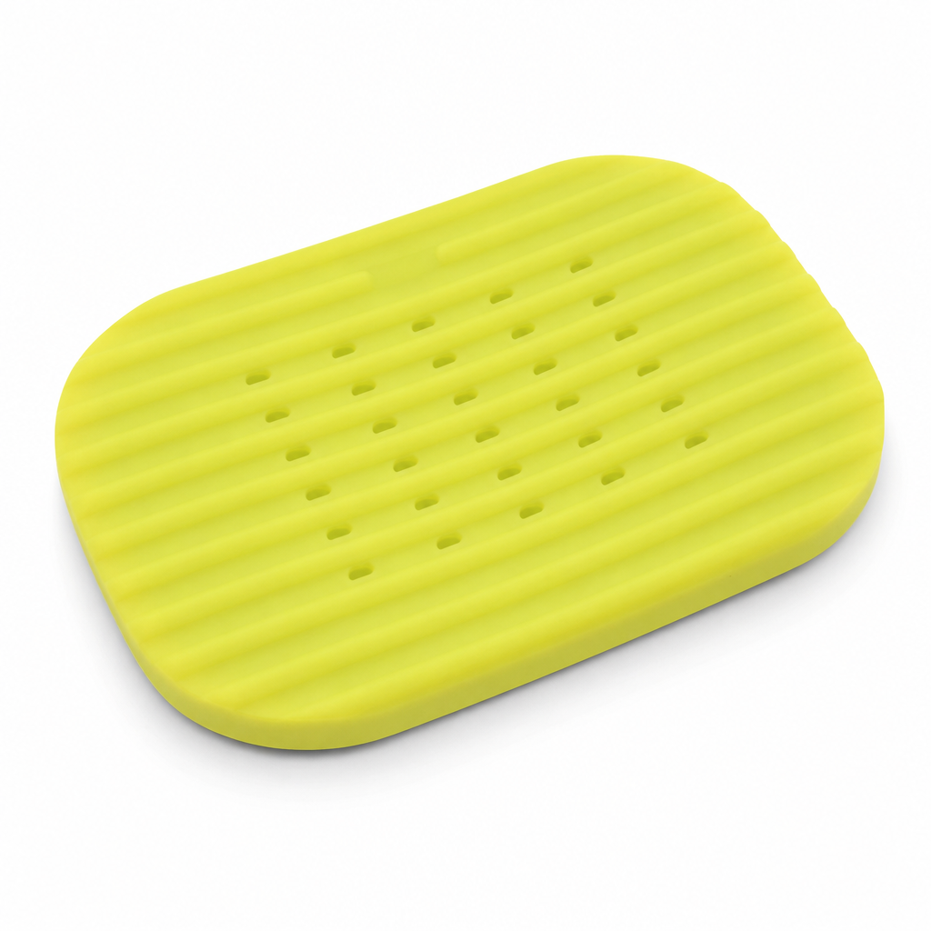 120 Pieces Flexible Silicone Drainage Soap Dish, 1 Piece, Assorted Colour, 18 x 12 x 3 cm