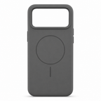 120 Pieces Silicone Magnetic Phone Cases with Raised Camera Protection, Gray