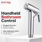 120 Pieces Handheld Bidet Sprayer Shattaf Head, 12 cm, Chrome, 1 Piece