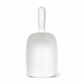 120 Pieces Plastic Ice Shovels, 30 cm, White, Single Scoop Tool