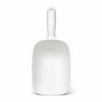 120 Pieces Plastic Ice Shovels, 30 cm, White, Single Scoop Tool