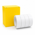 96 Pieces Tissue Adhesive Tapes 36 mm x 15 yd White, Double-Sided, 4 Rolls