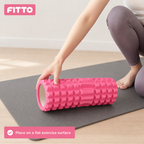 72 Pieces Textured Foam Rollers, 44 cm, Pink