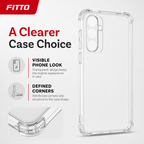 240 Pieces Clear Protective Phone Cases with Reinforced Corners, Transparent Cover for Smartphone