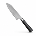 72 Pieces Santoku Knife, 7 Inch Kitchen Knives with Dimpled Blade and Black Handle, Single Piece
