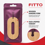 72 Pieces Wooden Car Air Fresheners, Oud & Pepper Hanging Scent Accessory, 1 Piece