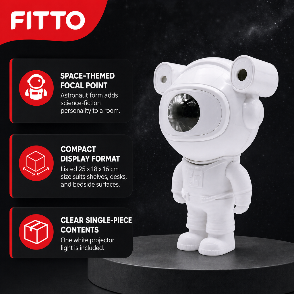 72 Pieces Astronaut Projector Light, White Decorative Night Lights, 1 Piece