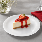 120 Pieces Opal Glass Dessert Plate, Round White 8.5 Inch, Single Piece